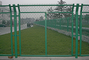 Gate With Key Lock
