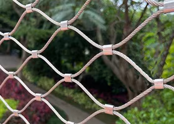 Pc133638003 316 Stainless Steel Rope Mesh Architectural Wire Mesh 2 0 Mm